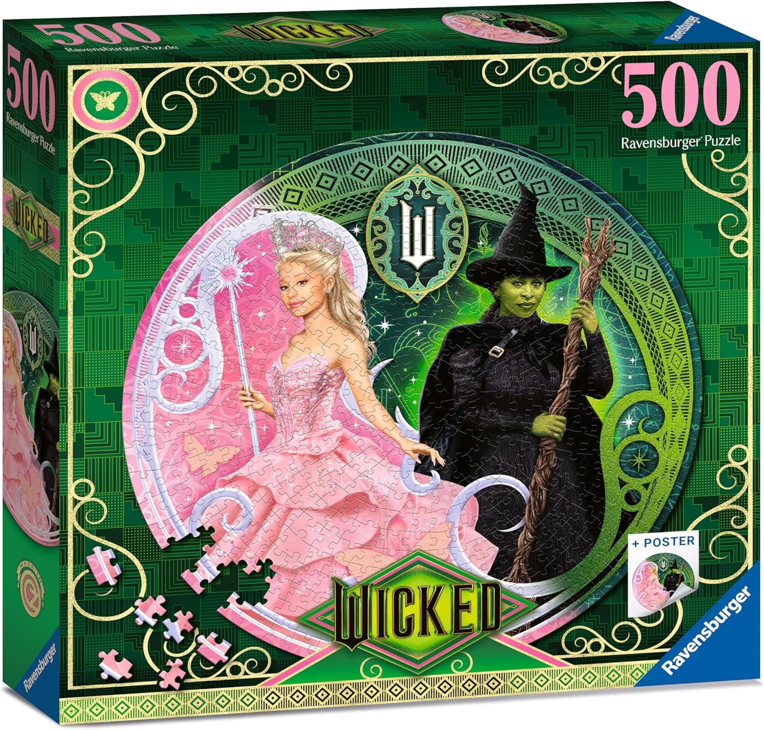 Ravensburger Wicked The Movie 500 Piece Circular Puzzle image 0